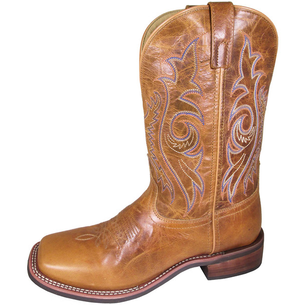 SMOKY MOUNTAIN BOOTS Men's Knoxville Vintage Tan Leather Western Boots (4074)