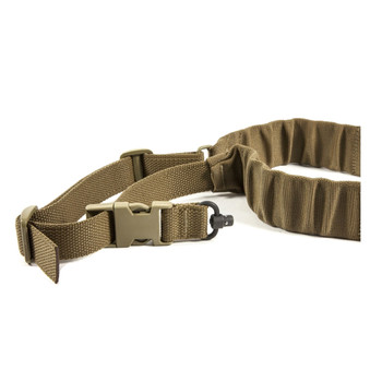 BLUE FORCE UDC Padded Bungee 1 Point Push Button Adapter Coyote Brown Sling (UDC-200-BG-PB-CB)